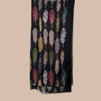 Sulkakuvioinen huivi Bloomy Moon