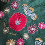 Zara kirjailtu paita S Bloomy Moon