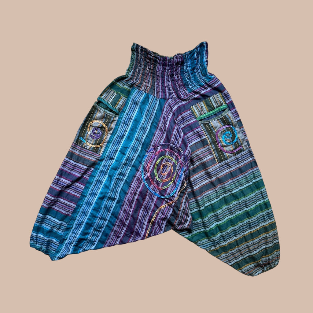 Värikkäät haaremihousut (freesize) Bloomy Moon