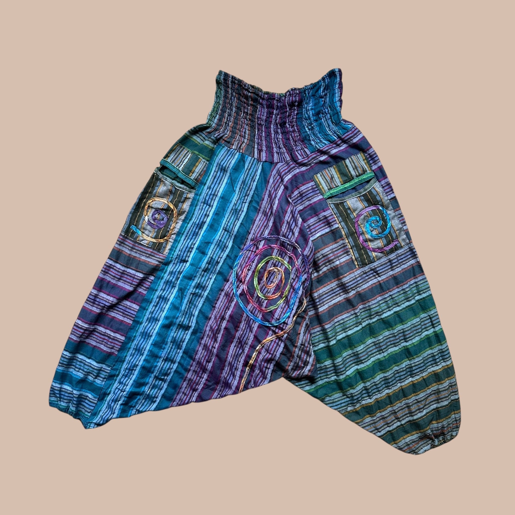 Värikkäät haaremihousut (freesize) Bloomy Moon