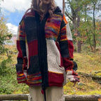 Villainen patchwork takki L/XL