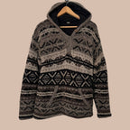 Fleecevuorinen villahuppari M/L