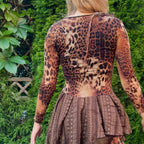 Sonia Fortuna y2k mekko S Bloomy Moon