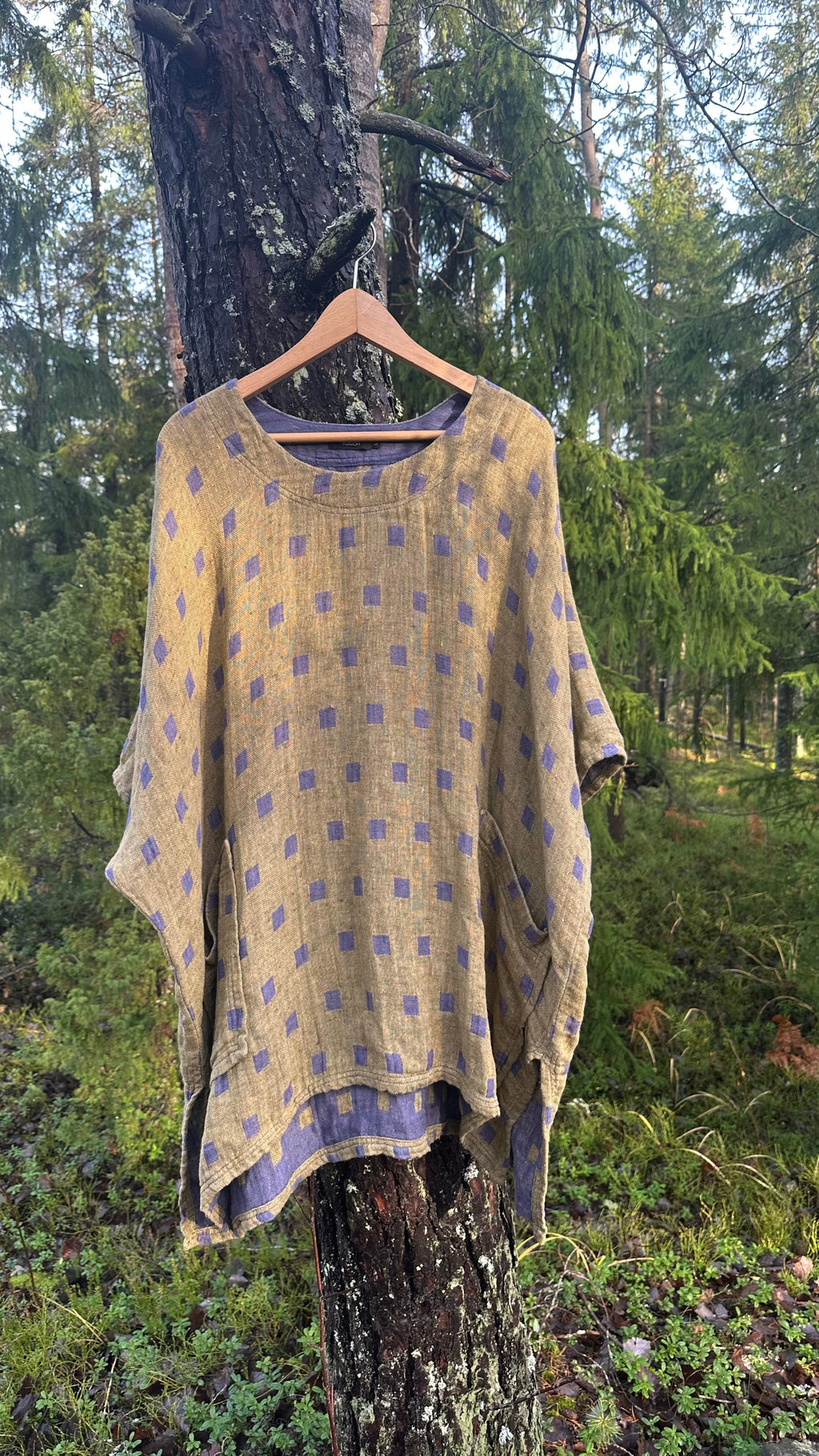 Ralston pellava tunika (freesize) Bloomy Moon