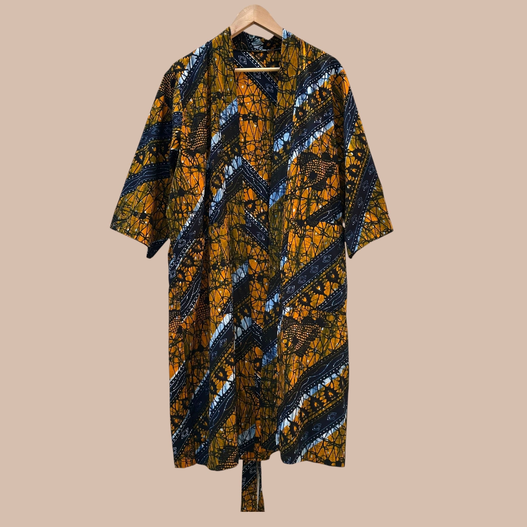 Afrikkalainen kimono (freesize) Bloomy Moon
