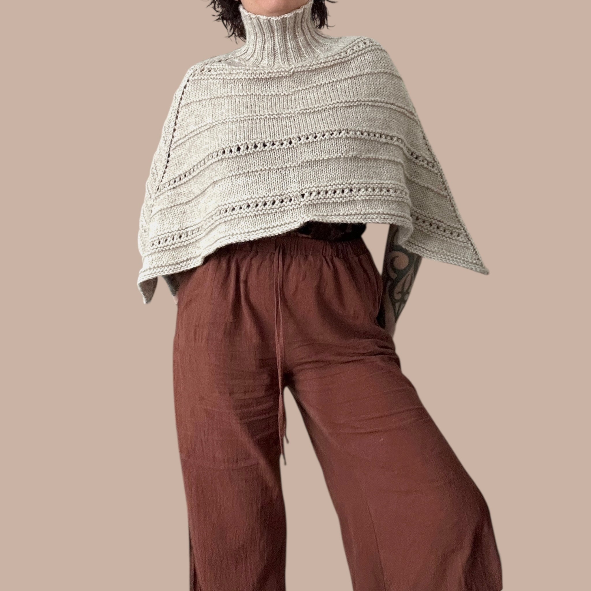 Handmade poncho (freesize)