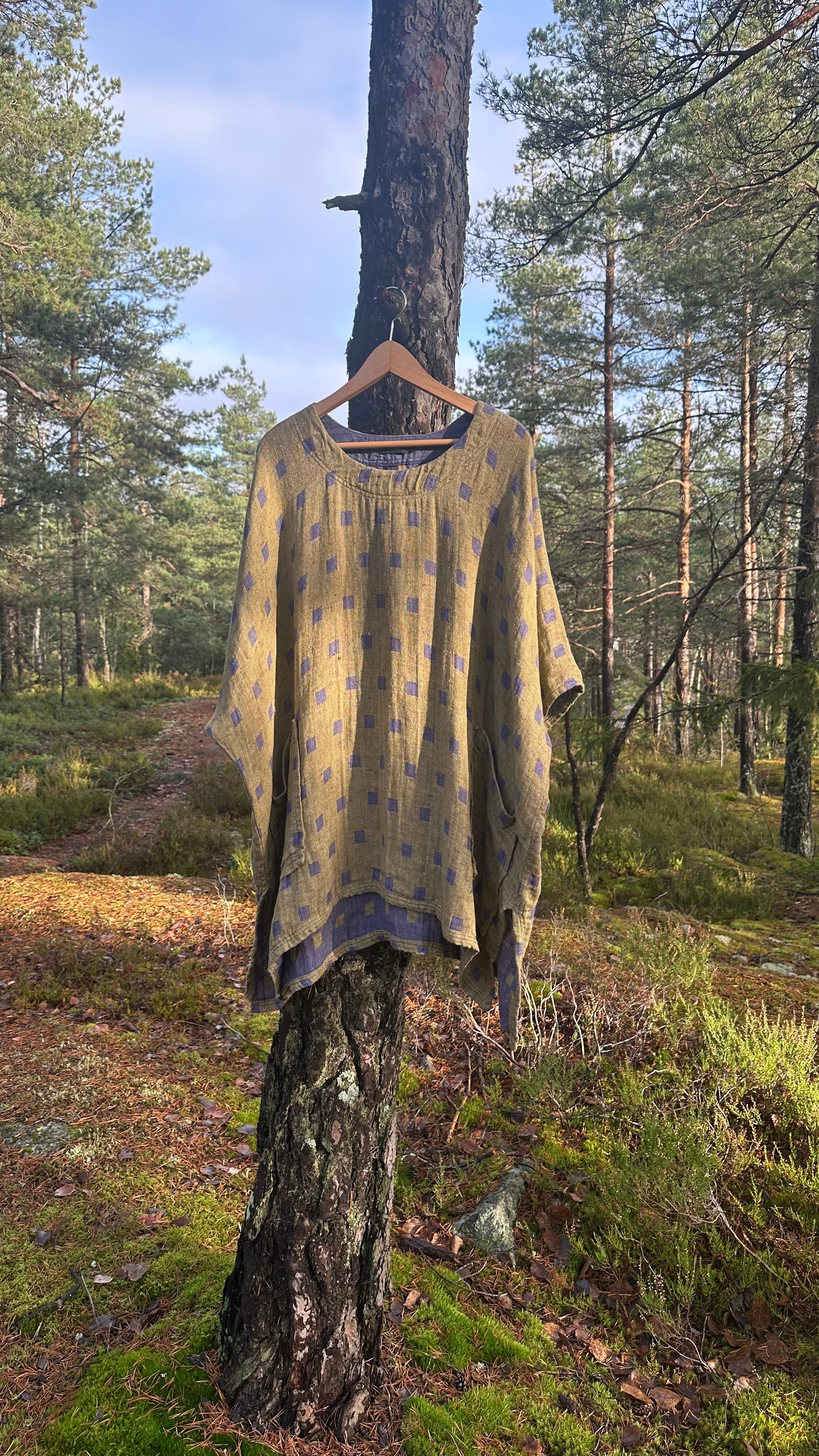 Ralston pellava tunika (freesize) Bloomy Moon