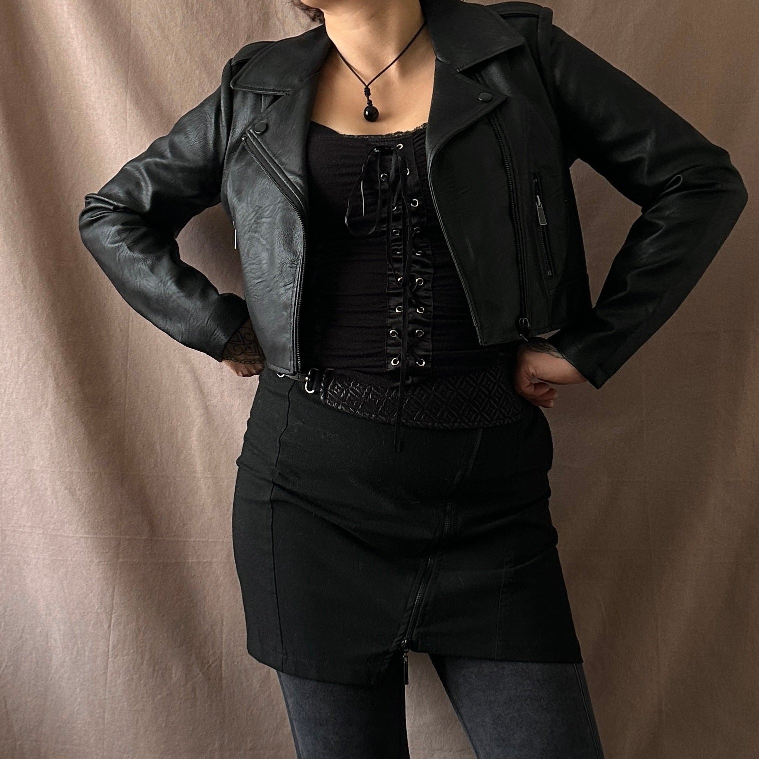 Morgan bikertakki 40 Bloomy Moon