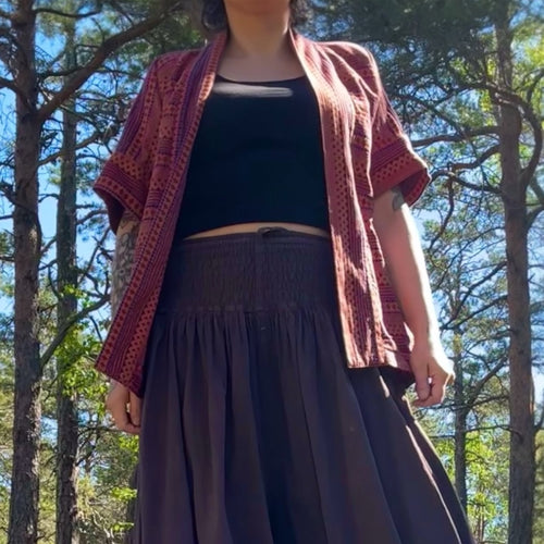 Via Mia kimono (freesize) Bloomy Moon