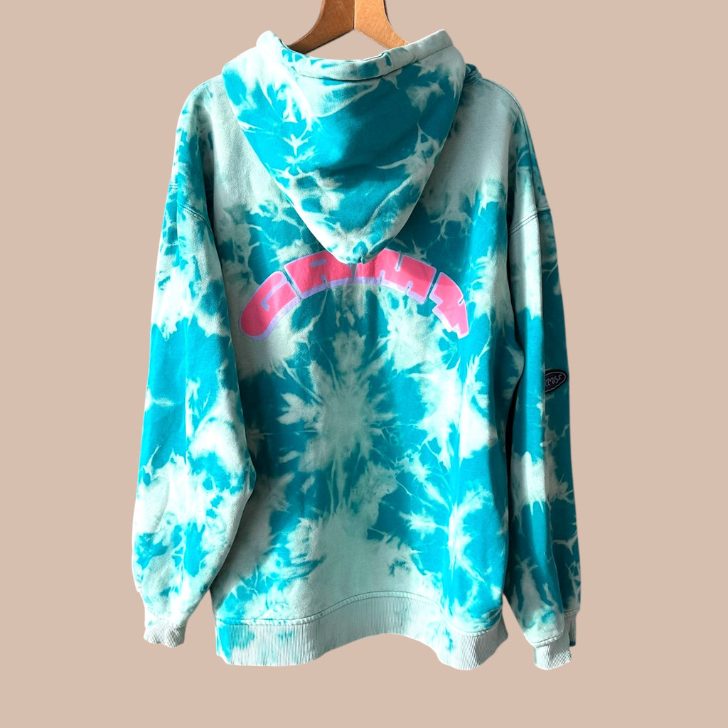 Grimey Alien-huppari L Bloomy Moon