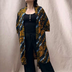 Afrikkalainen kimono (freesize) Bloomy Moon