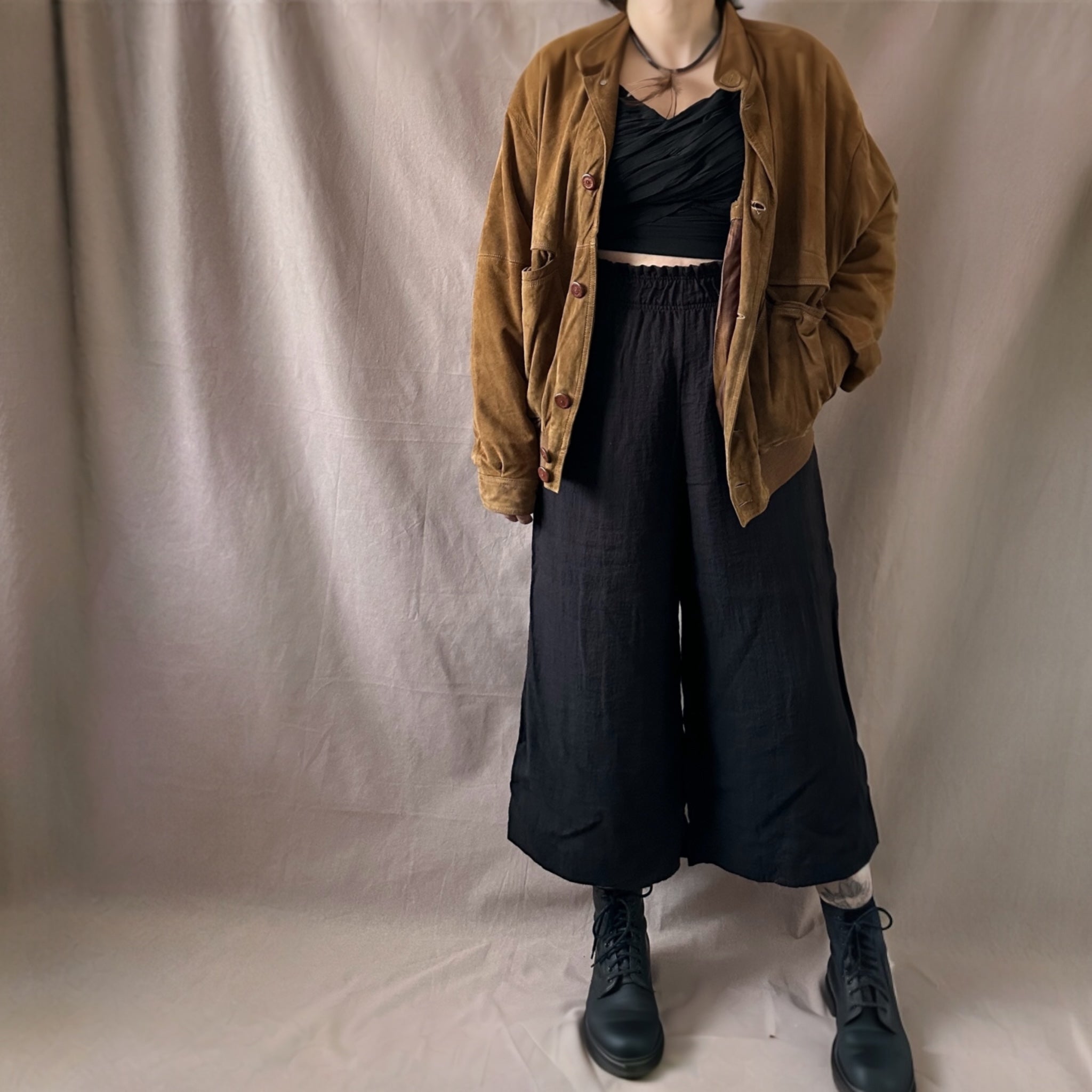 Patricia Hombre vintage mokkatakki XL