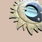 Aurinko & Kuu vintagepeili Bloomy Moon