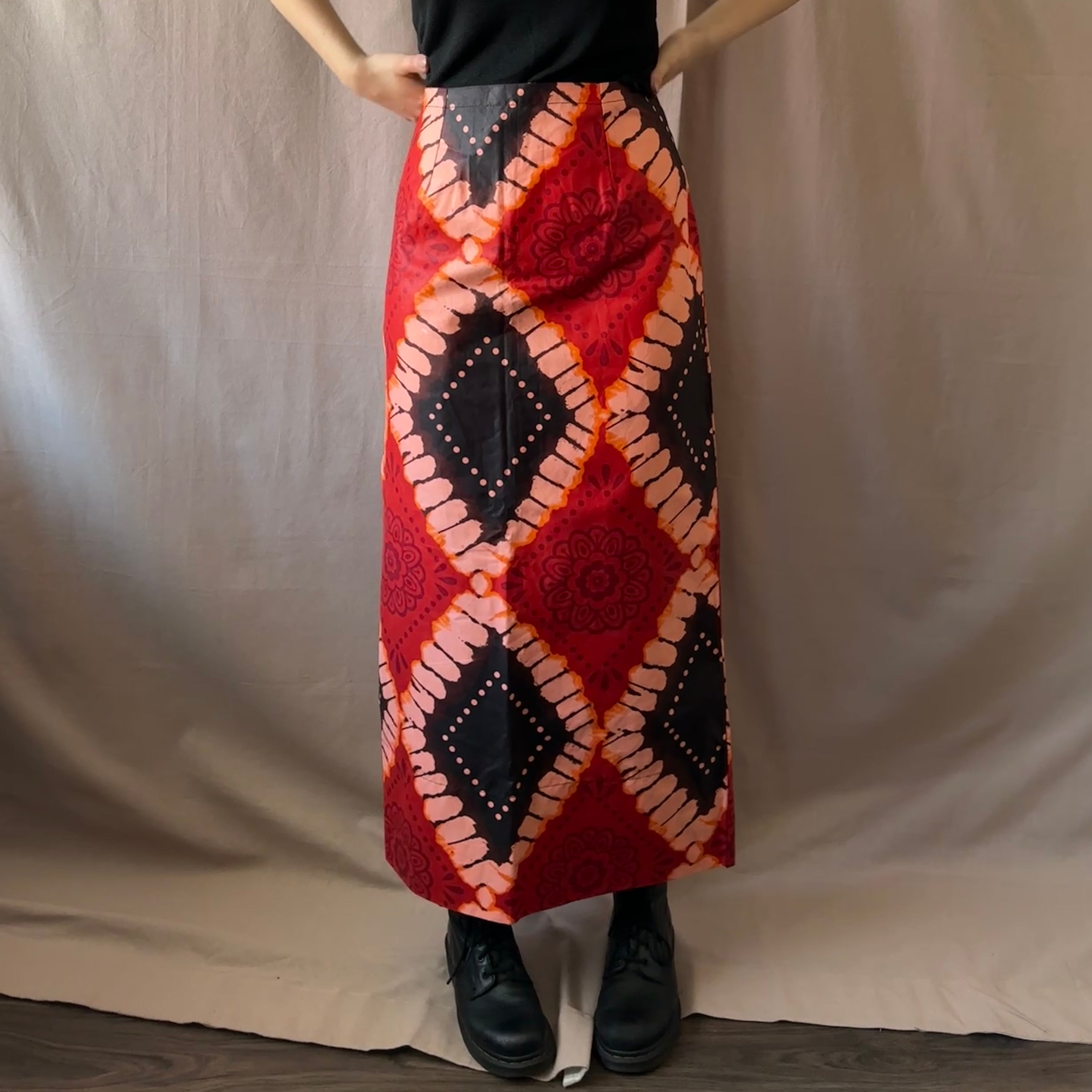 Afrikkalainen hame L/XL Bloomy Moon