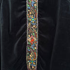 Elegance Paris vintage-samettipaita M/L Bloomy Moon