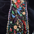 Elegance Paris vintage-samettipaita M/L Bloomy Moon