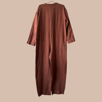 Terracotta pellavahaalari S Bloomy Moon