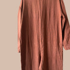 Terracotta pellavahaalari S Bloomy Moon