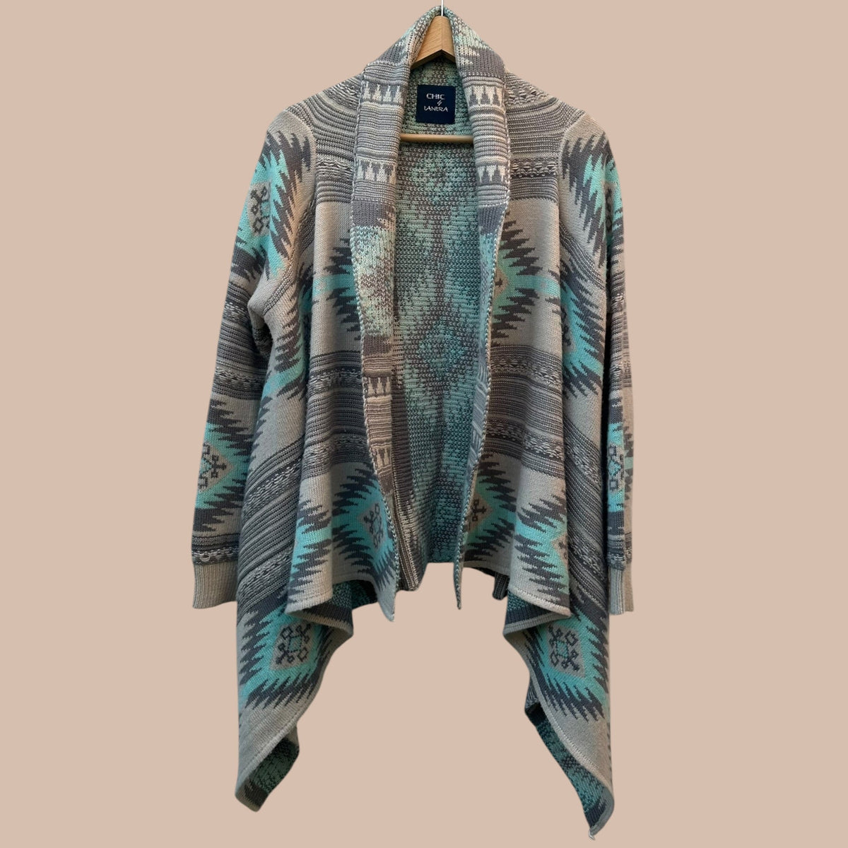Aztec neuletakki Bloomy Moon