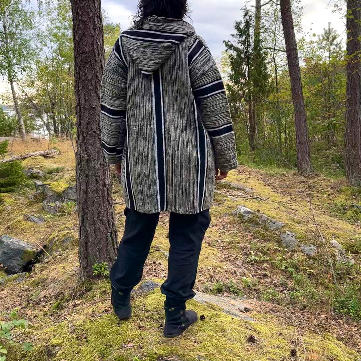 Kudottu hupparitakki M-XL