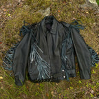 Hapsullinen nahkatakki L/XL