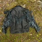 Hapsullinen nahkatakki L/XL