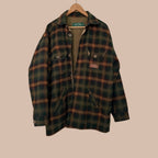 Vintage flanellitakki M-L