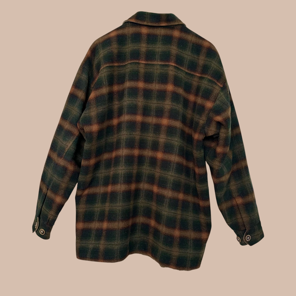 Vintage flanellitakki M-L