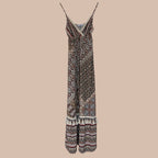 Boho viskoosimekko XS-L