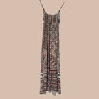 Boho viskoosimekko XS-L