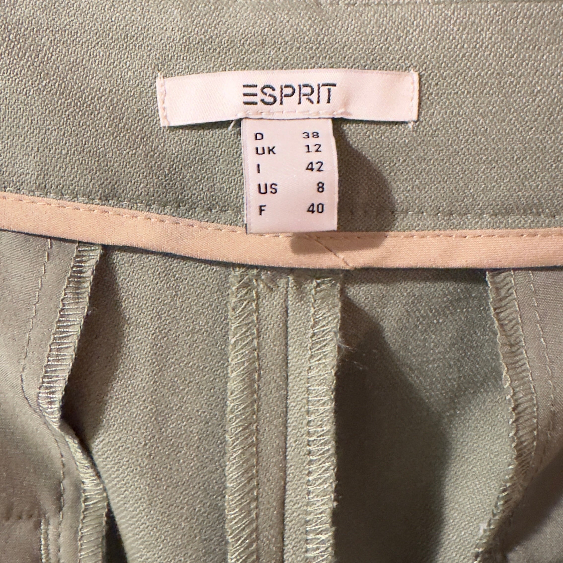 Esprit laskostetut housut 40 Bloomy Moon