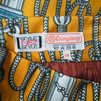 Crimplene 70-luvun maxihame M/L