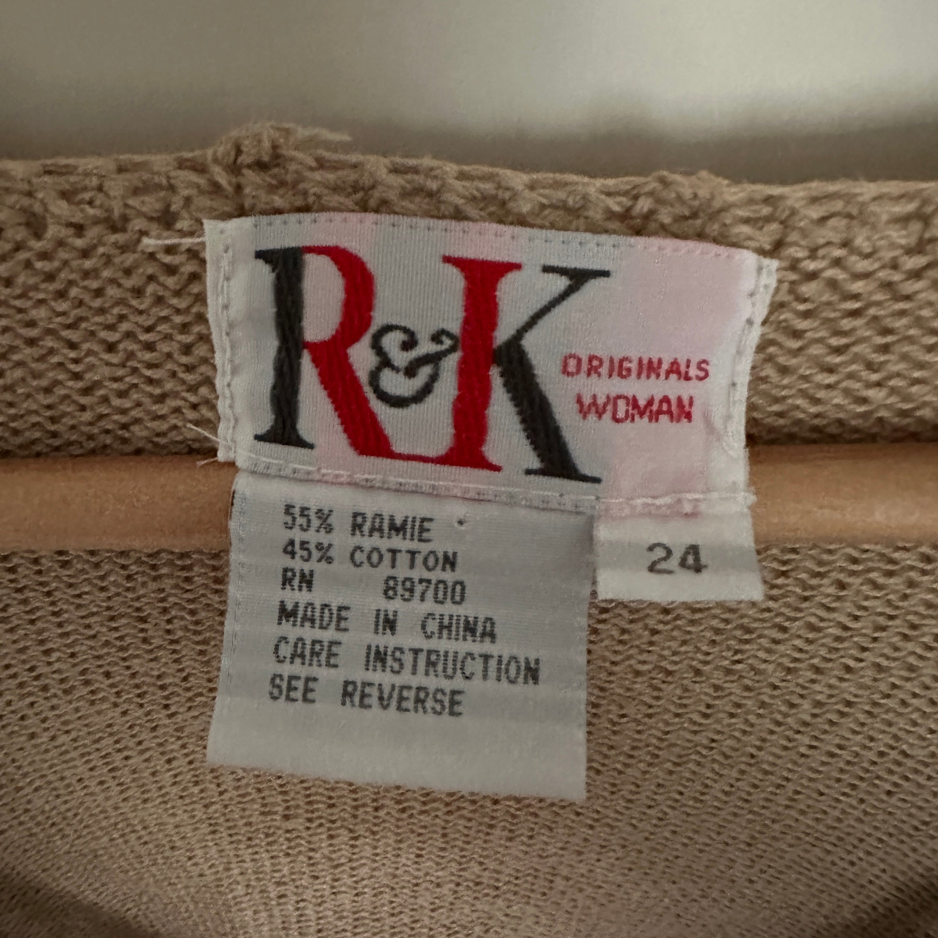 R&K Originals vintagepaita XXL