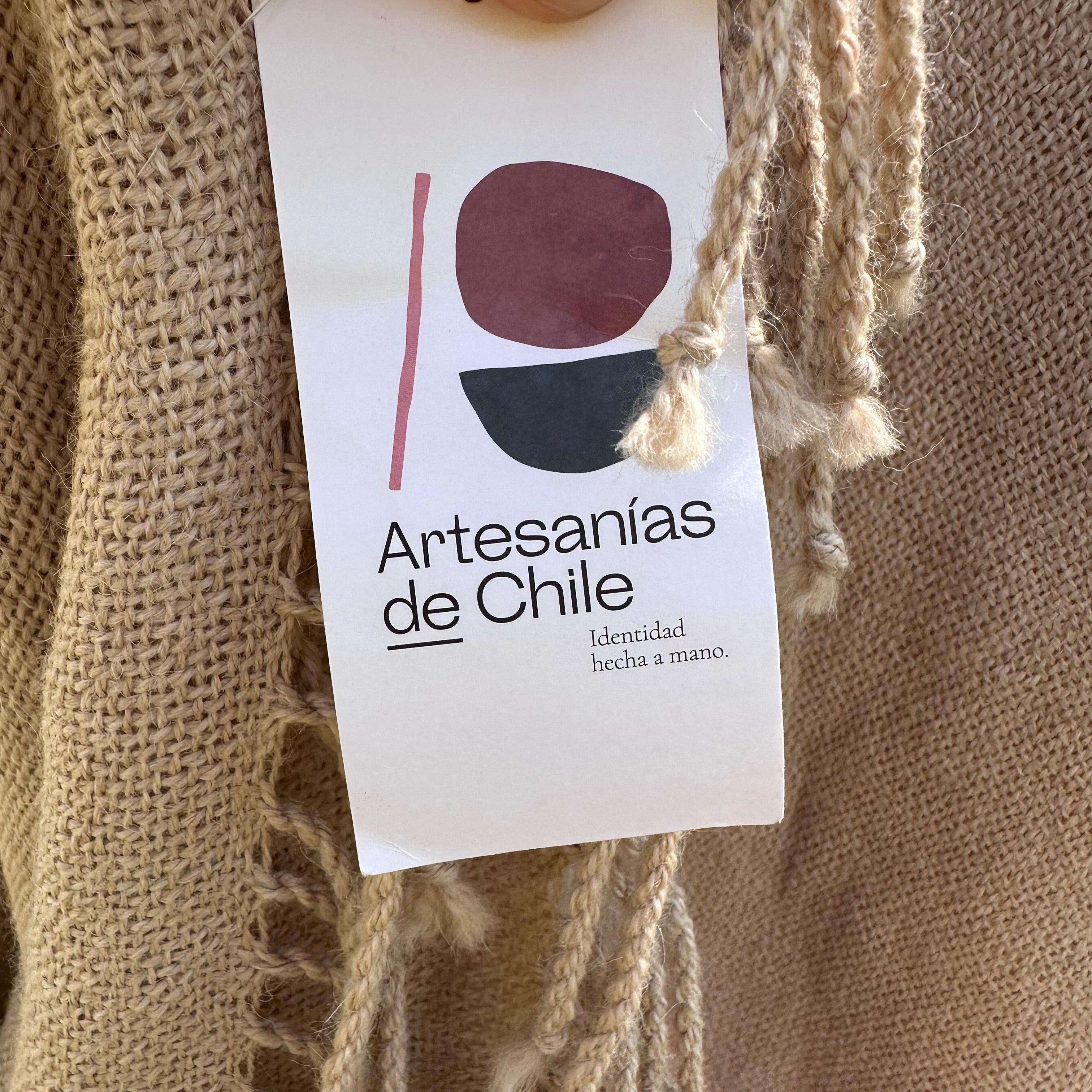 Artesanias de Chile alpakkaponcho Bloomy Moon