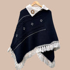Villasekoite poncho Bloomy Moon