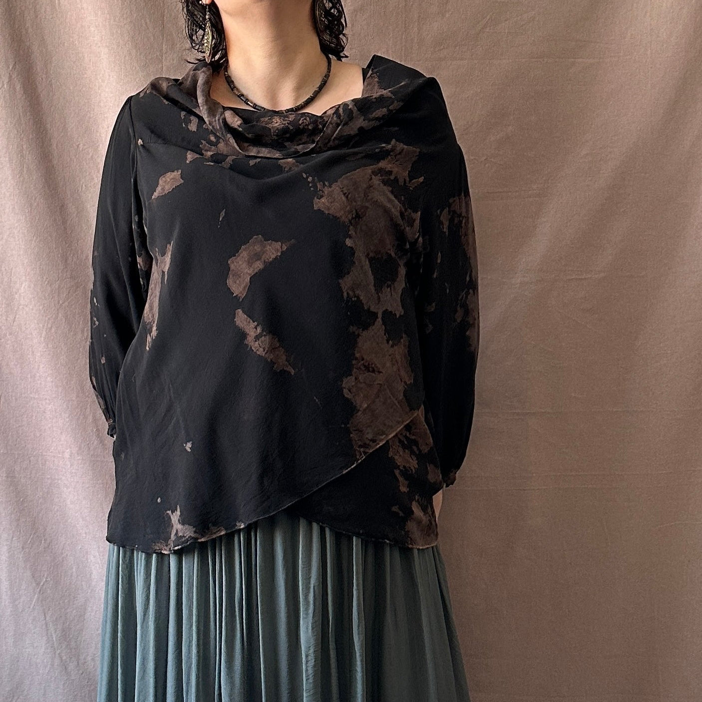 Deichgraf viskoosipaita M-L Bloomy Moon