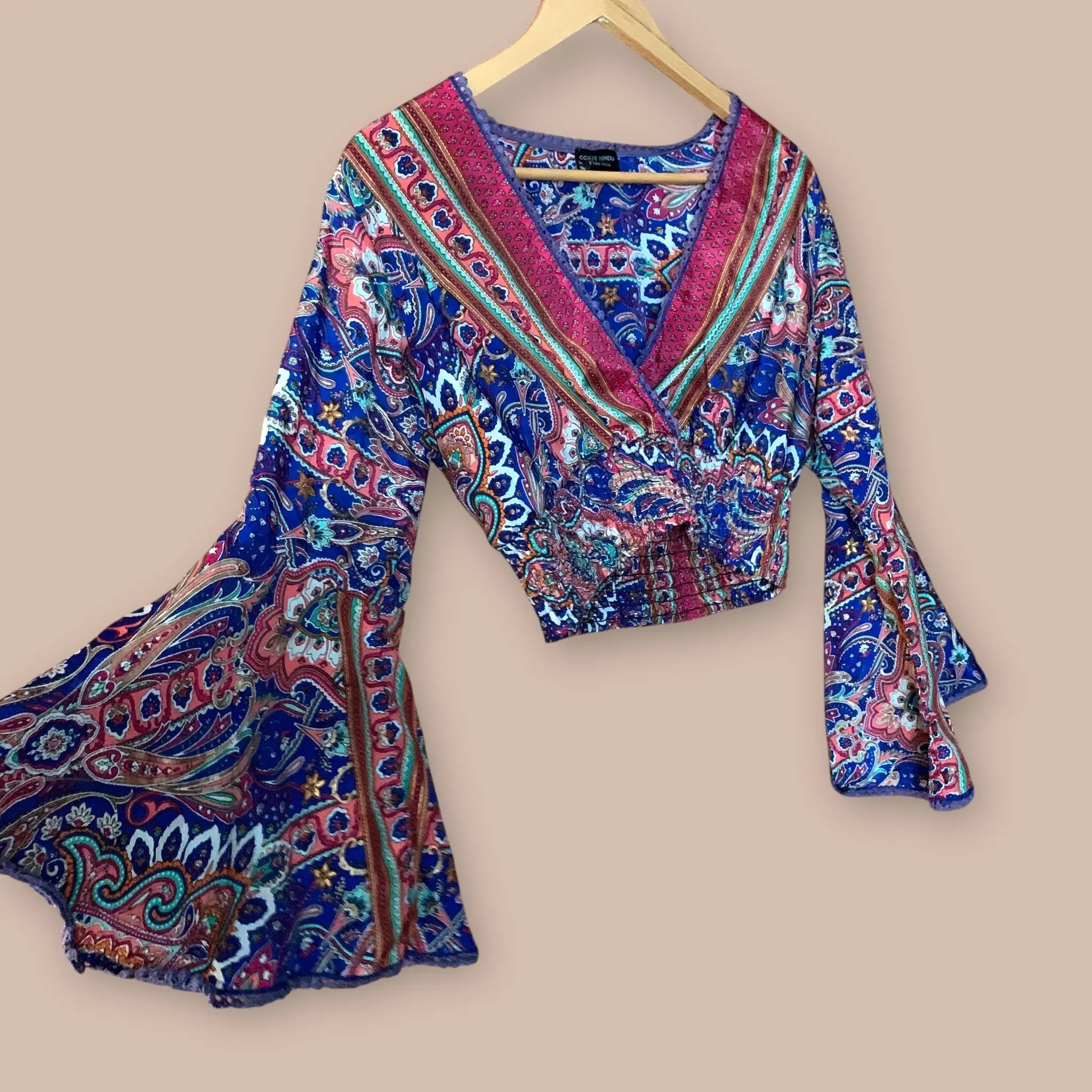 Corte Hindu silkkipaita (Freesize) Bloomy Moon