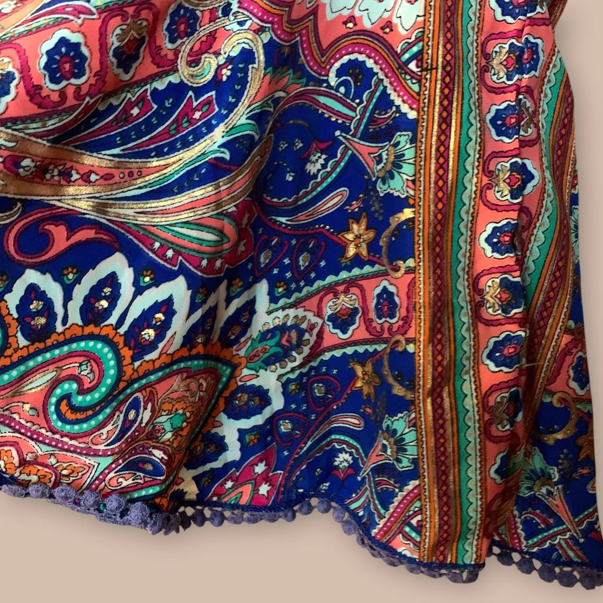 Corte Hindu silkkipaita (Freesize) Bloomy Moon