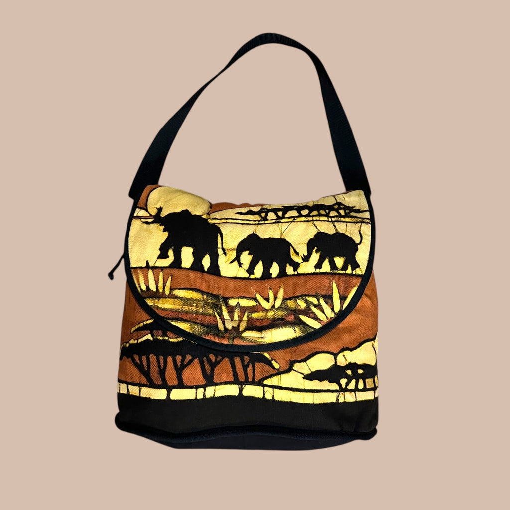 Baobab Batik olkalaukku Bloomy Moon