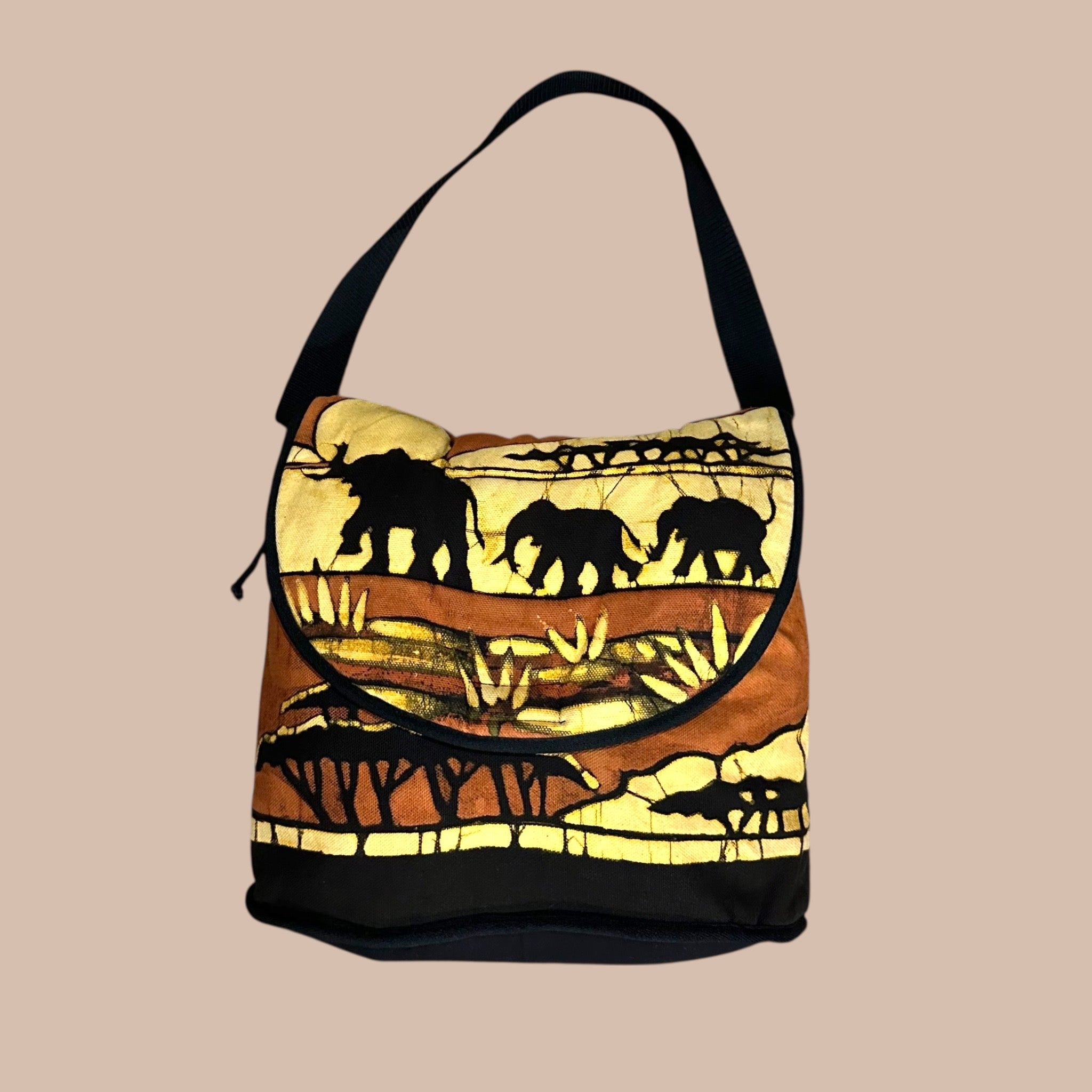 Baobab Batik olkalaukku Bloomy Moon