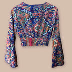 Corte Hindu silkkipaita (Freesize) Bloomy Moon