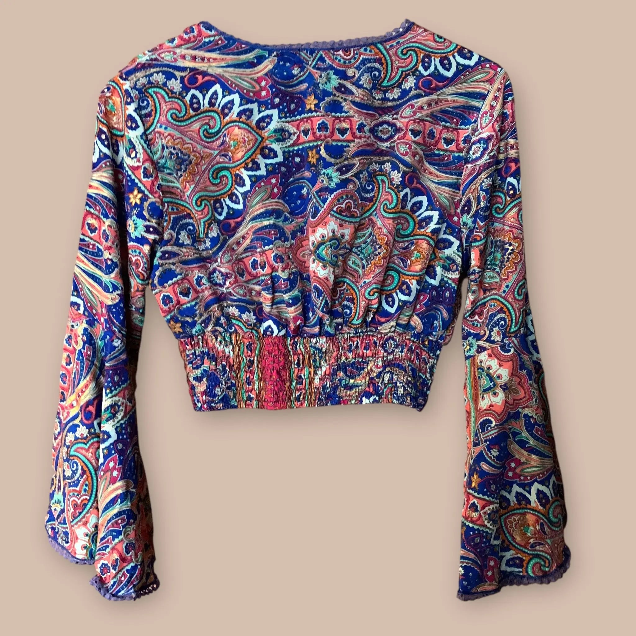 Corte Hindu silkkipaita (Freesize) Bloomy Moon