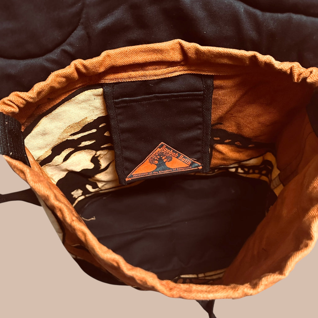 Baobab Batik olkalaukku Bloomy Moon