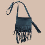 Nahkainen hapsulaukku Bloomy Moon