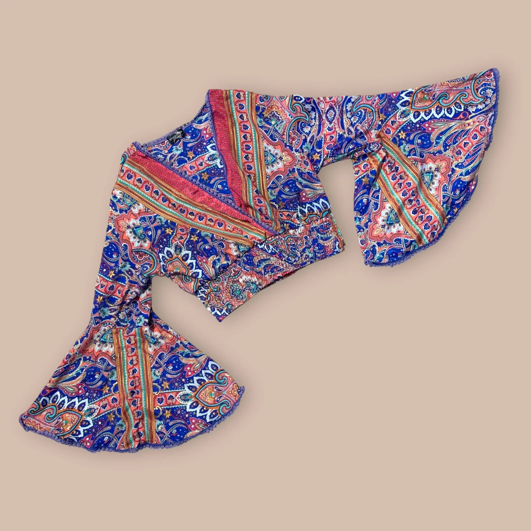 Corte Hindu silkkipaita (Freesize) Bloomy Moon