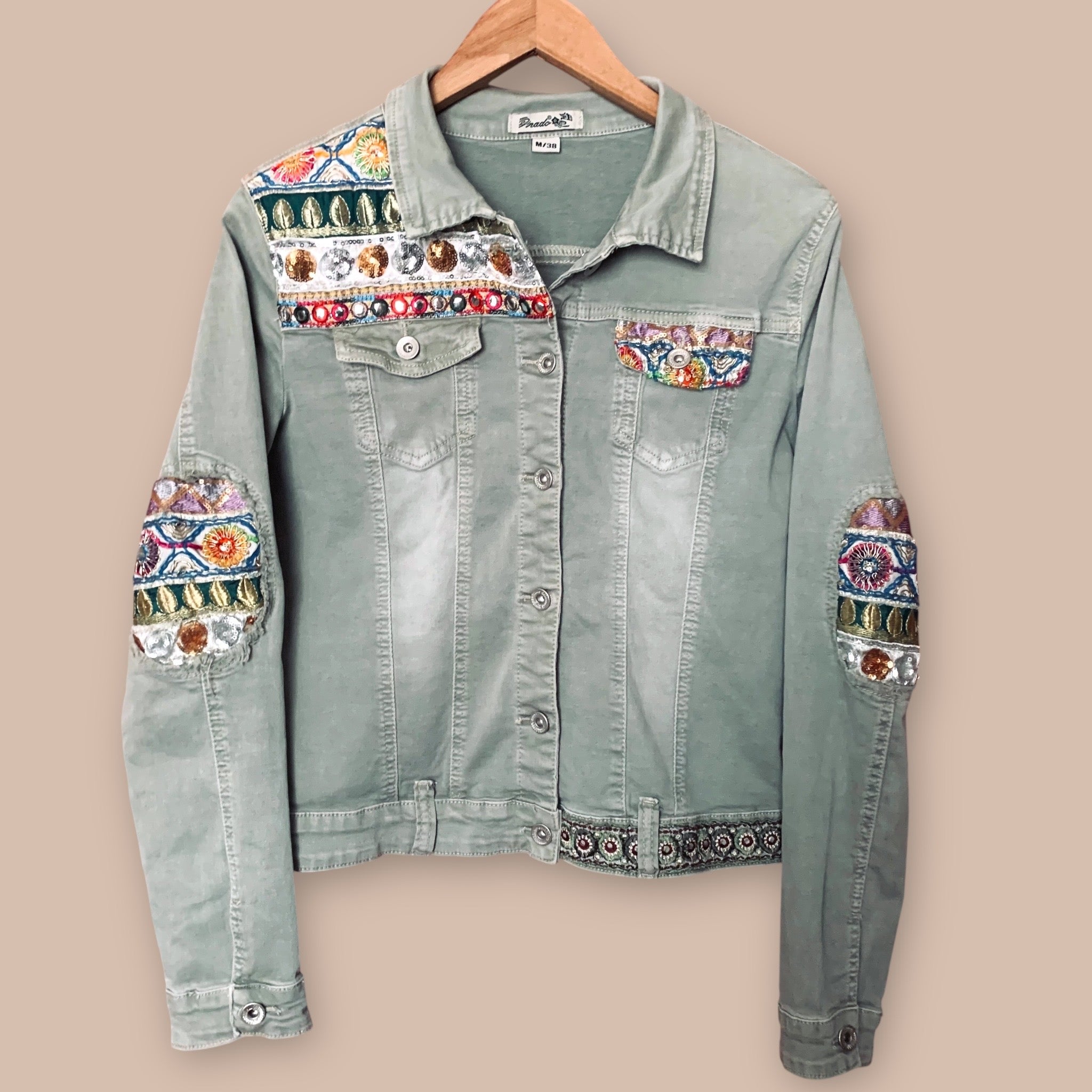 Boho farkkutakki M Bloomy Moon
