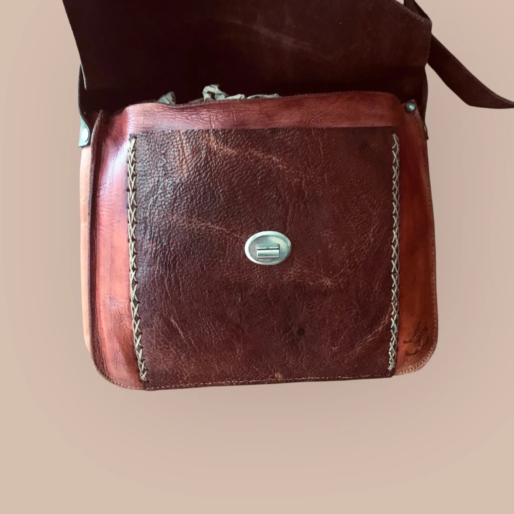 Hand Made nahkalaukku Bloomy Moon