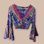 Corte Hindu silkkipaita (Freesize) Bloomy Moon