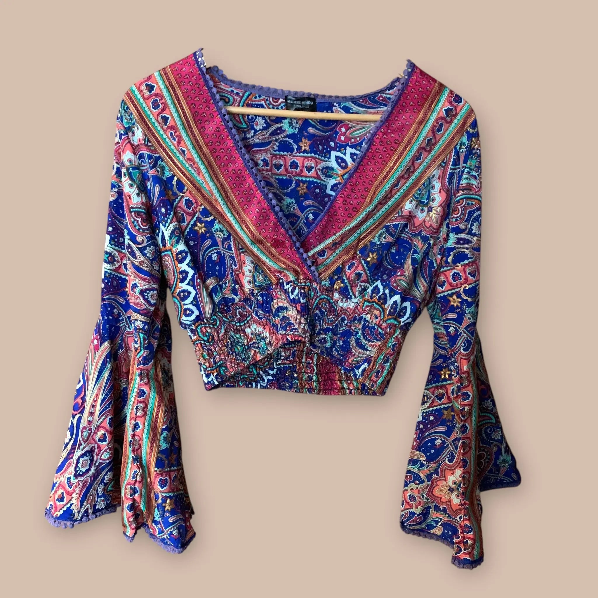Corte Hindu silkkipaita (Freesize) Bloomy Moon