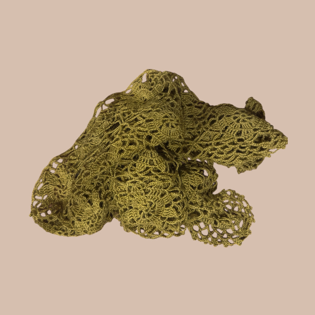 Handmade pitsihuivi Bloomy Moon